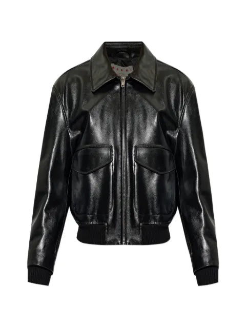 Marni leather jacket
